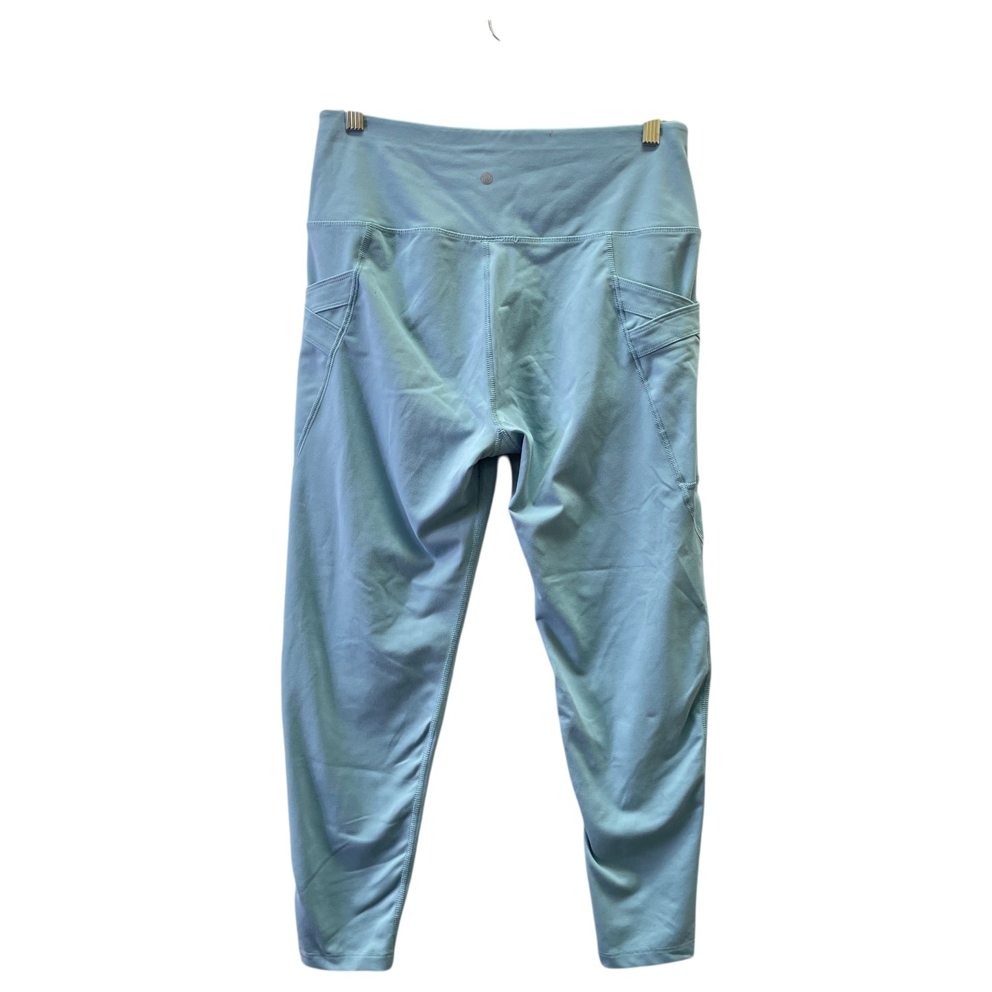 Athletic Leggings By Apana In Blue, Size:L