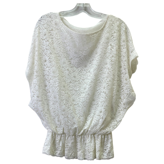 Top Sleeveless By Gianni Bini In White, Size:M
