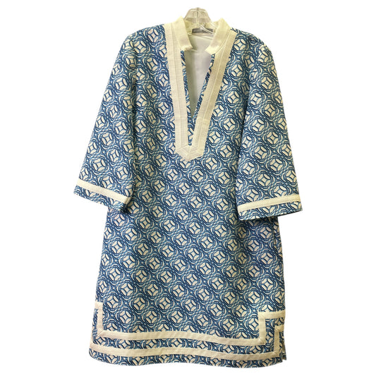 Dress Casual Midi By Preston And New York In Blue, Size:L