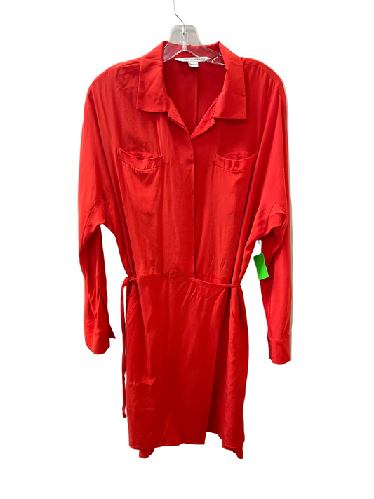 Dress Designer By Diane Von Furstenberg In Orange, Size:4