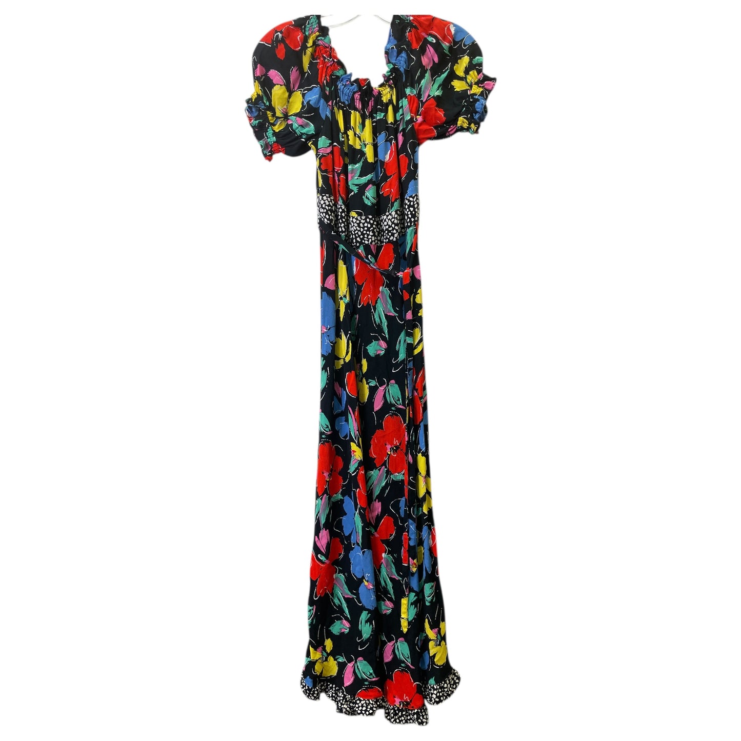 Dress Casual Maxi By Rixo In Black & Red, Size:Xs