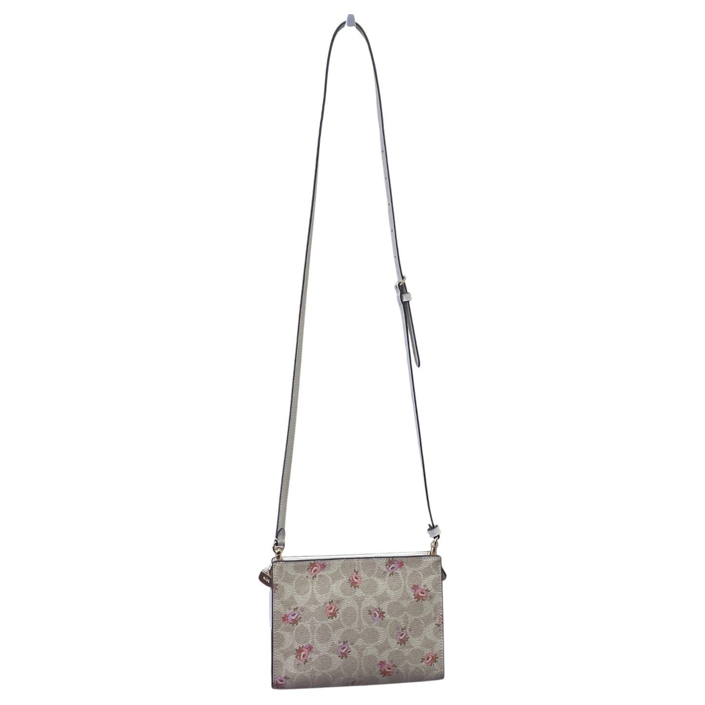 Crossbody Designer By Coach In Floral Print, Size:Small