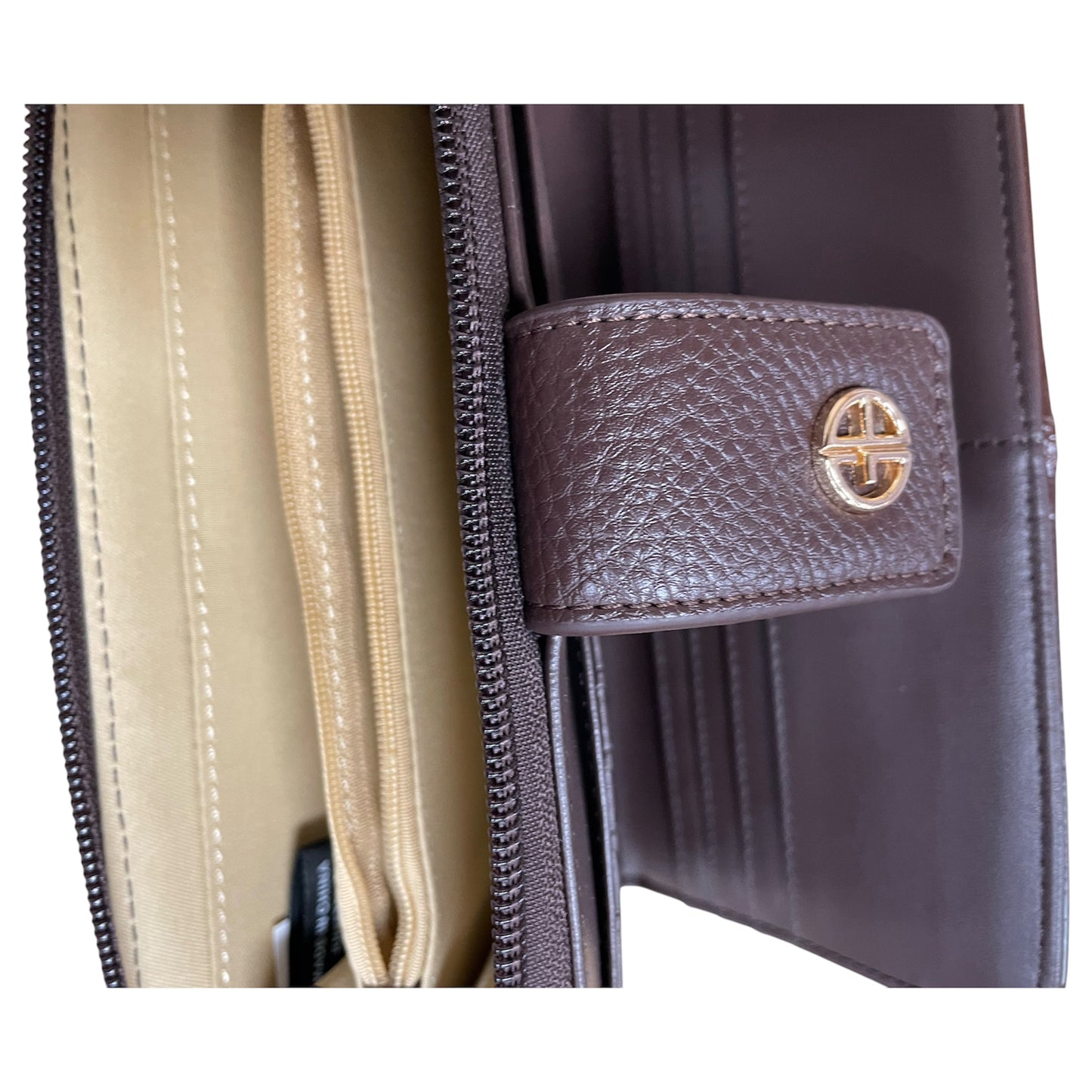 Wallet By Giani Bernini In Brown, Size:Large