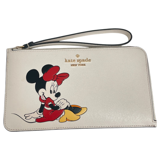 Wristlet Designer By Kate Spade In Cream, Size:Medium