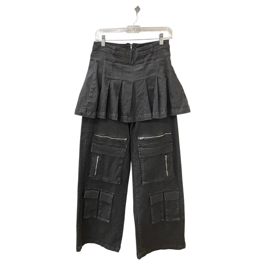 Jeans Flared By Akira In Black, Size:M
