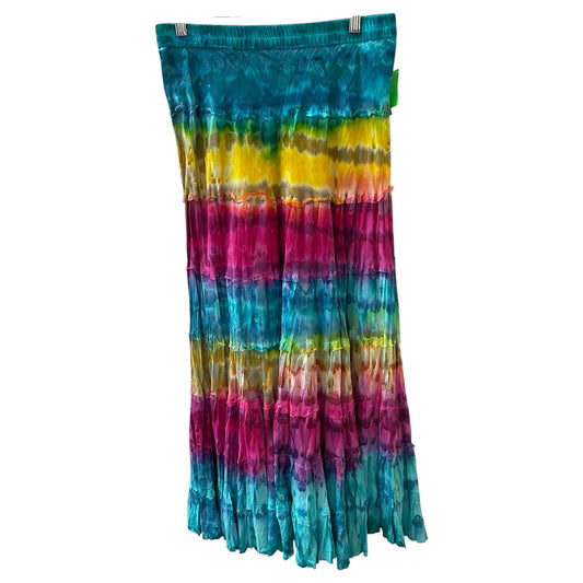 Skirt Maxi By Sacred In Tie Dye Print, Size:S