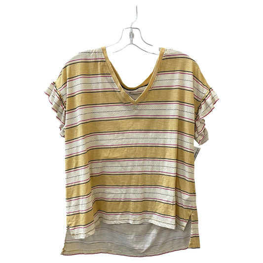 Top Sleeveless By Pilcro In Pink & Yellow, Size:S