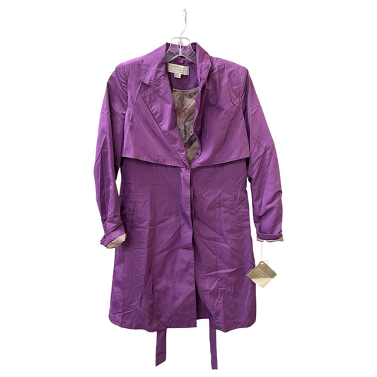 Coat Trench Coat By American Glamour Badgley In Purple, Size:Xs