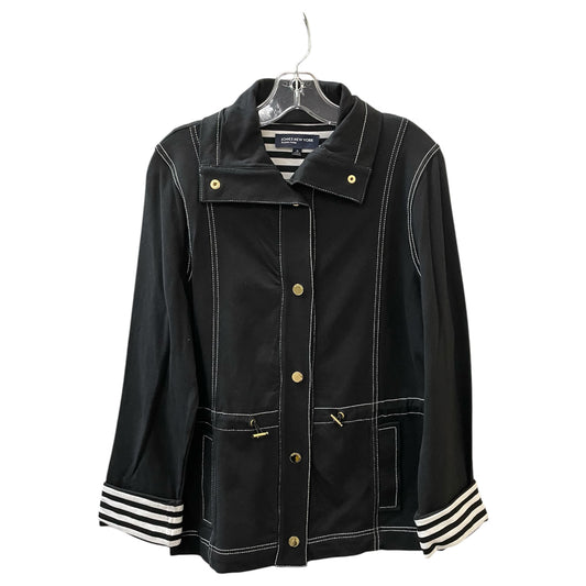 Jacket Other By Jones New York In Black & Gold, Size:M