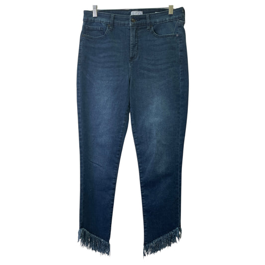 Jeans Cropped By Sofia By Sofia Vergara In Blue, Size:8