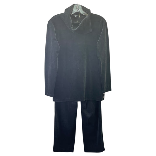 Lounge Set Pants By Talbots In Black, Size:Sp