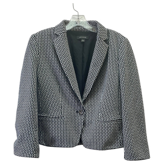 Blazer By Ann Taylor In Black & White, Size:M
