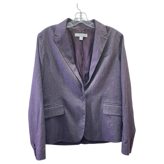 Blazer By New York And Co In Purple, Size:L