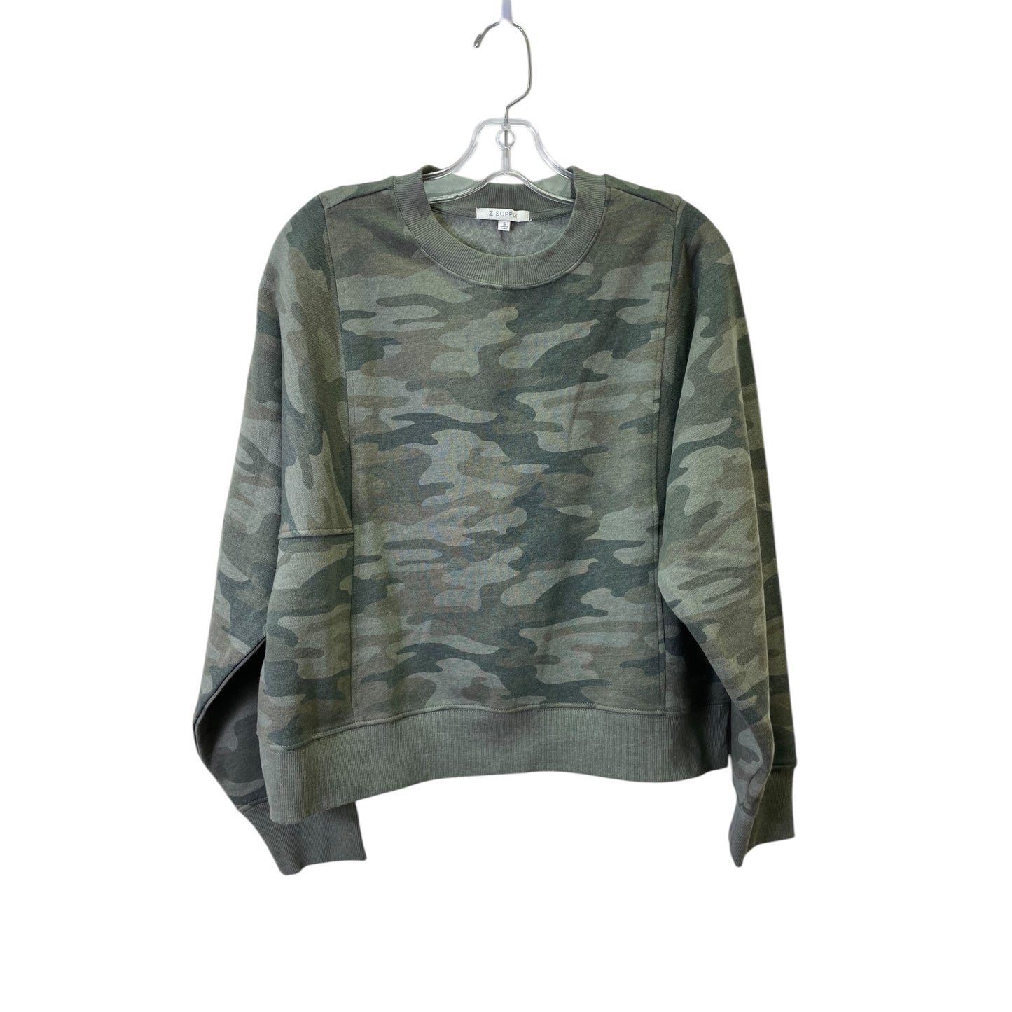 Sweatshirt Crewneck By Z Supply In Camouflage Print, Size:S