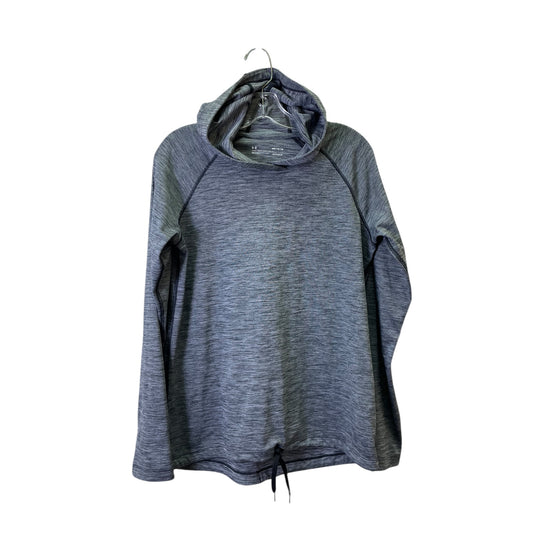 Athletic Top Ls Hoodie By Under Armour In Grey, Size:M