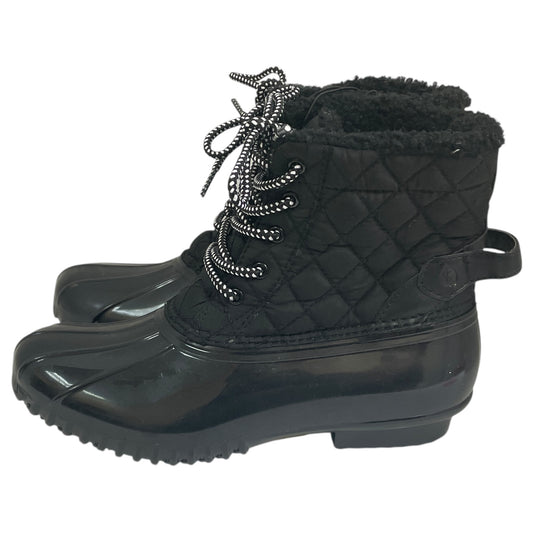 Boots Ankle Flats By Sporto In Black, Size:7