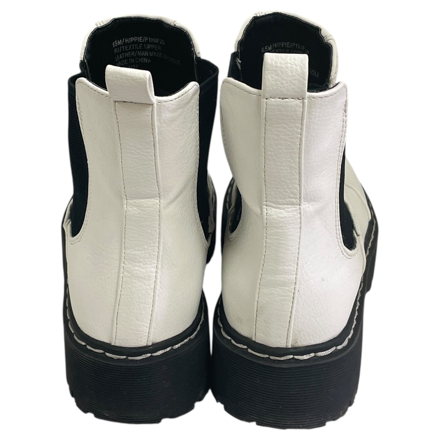 Boots Ankle Flats By Sincerely Jules In White, Size:6.5