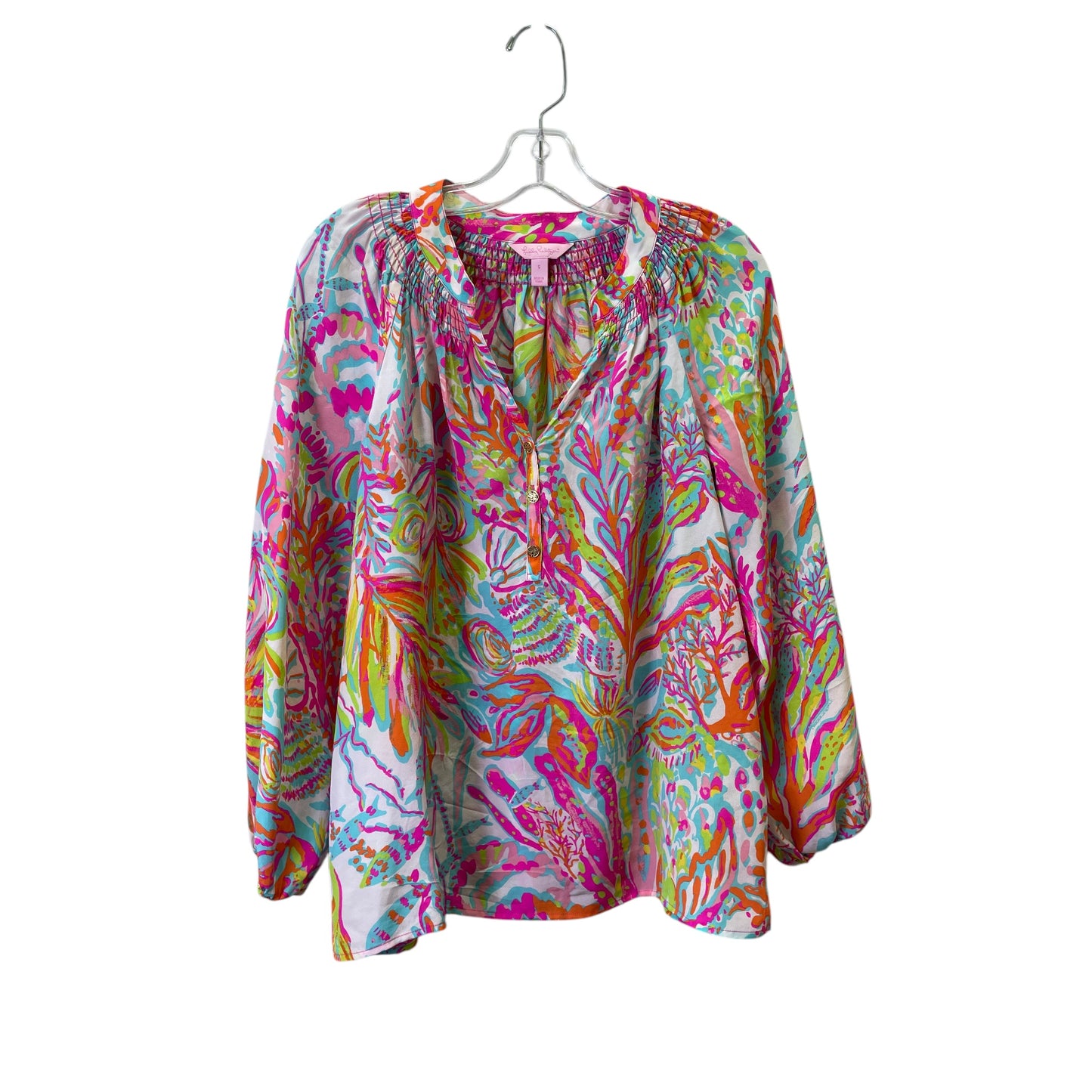 Top Ls Designer By Lilly Pulitzer In Pink, Size:S