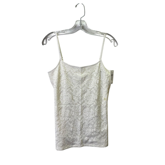 Top Cami By Ann Taylor In Cream, Size:M