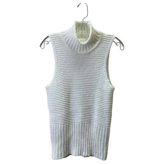 Vest Sweater By Gap In Ivory, Size:S