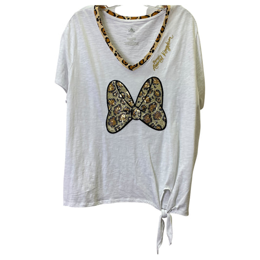 Top Ss By Disney Store In White, Size:1X