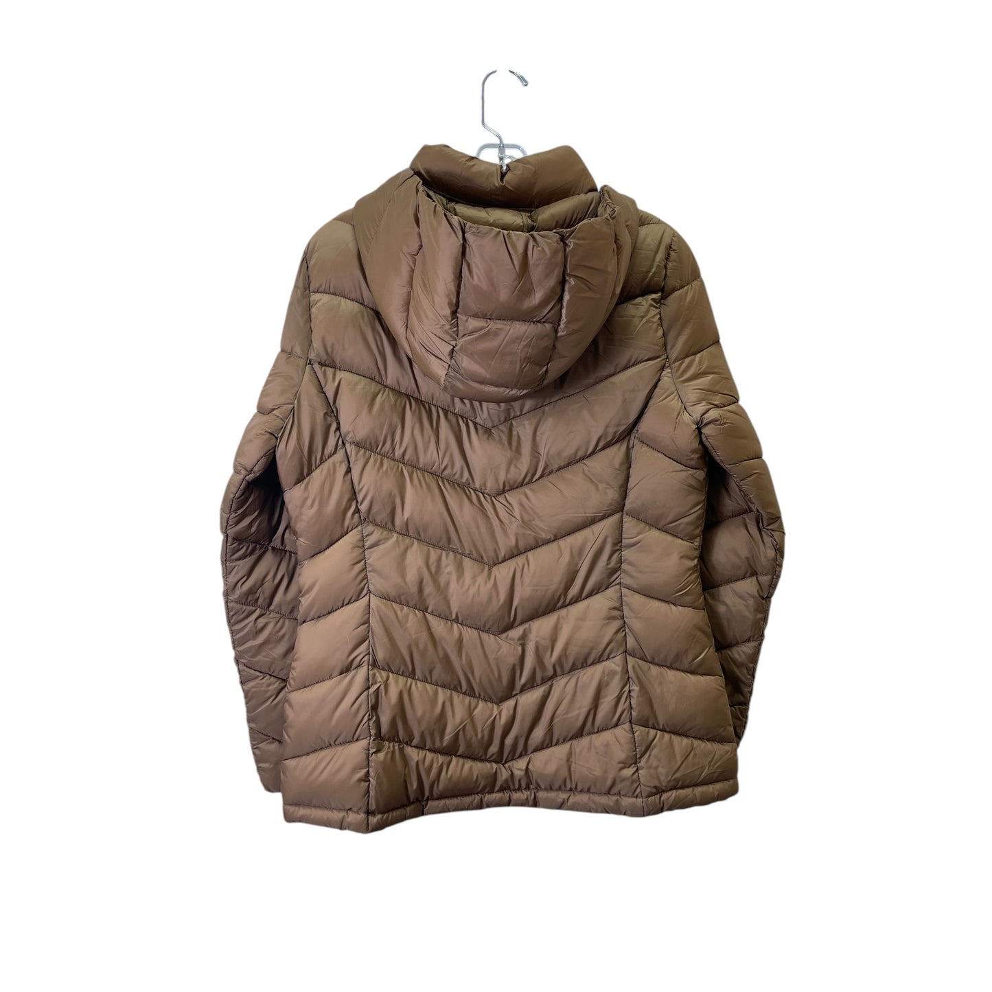 Jacket Puffer & Quilted By Charter Club In Tan, Size:M