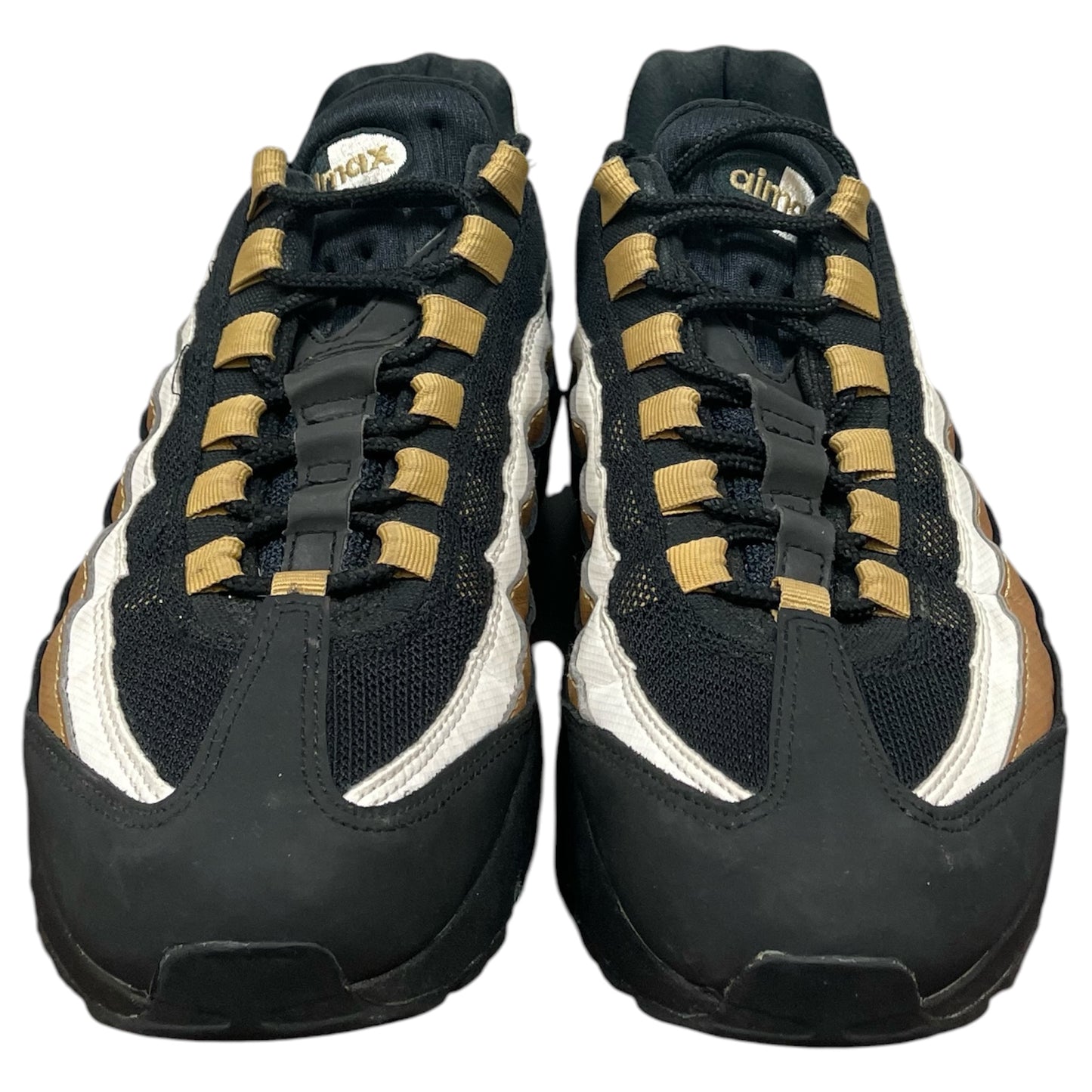 Shoes Sneakers By Nike In Black & Gold, Size:6.5