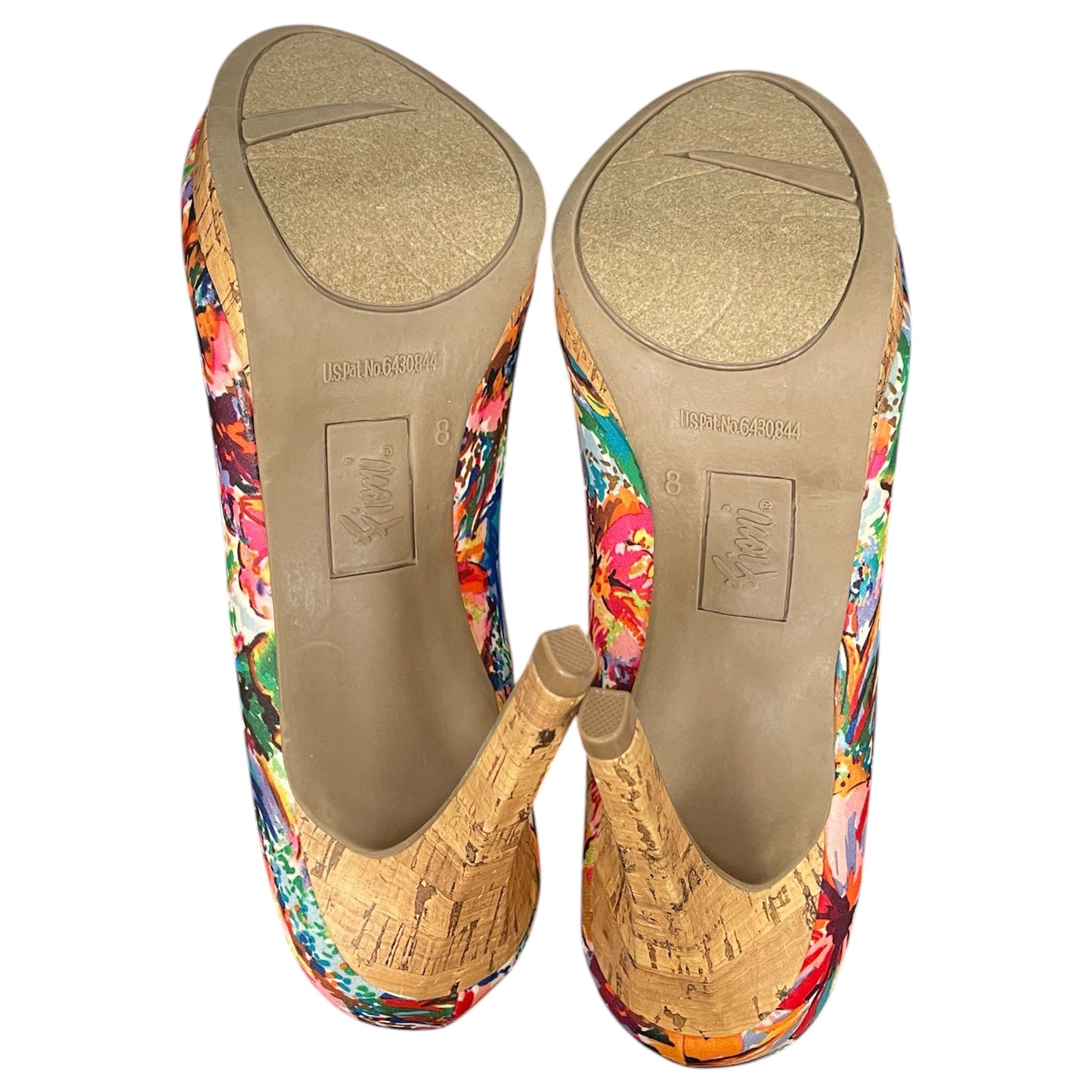 Shoes Heels Stiletto By Fioni Shoes In Floral Print, Size:8