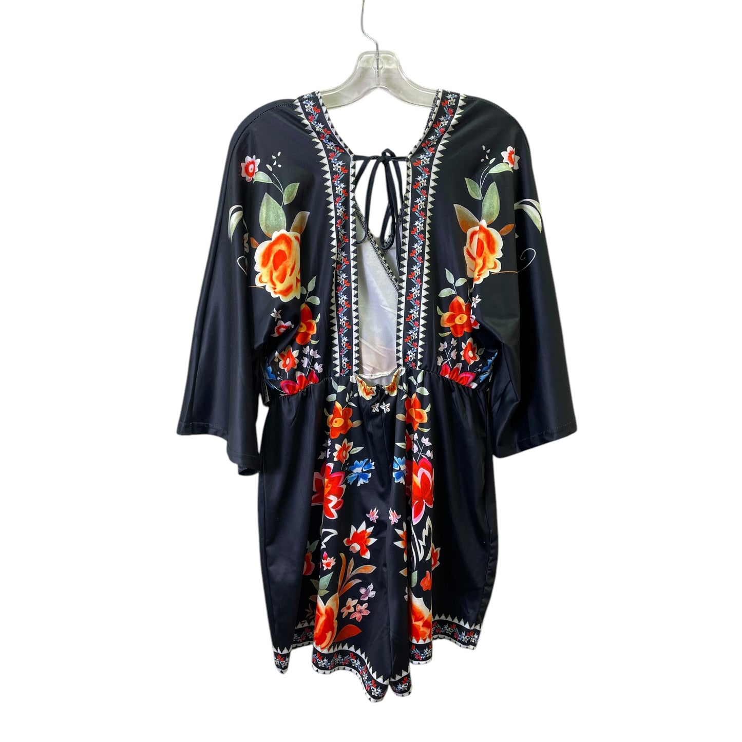 Romper By Cme In Black, Size:2X