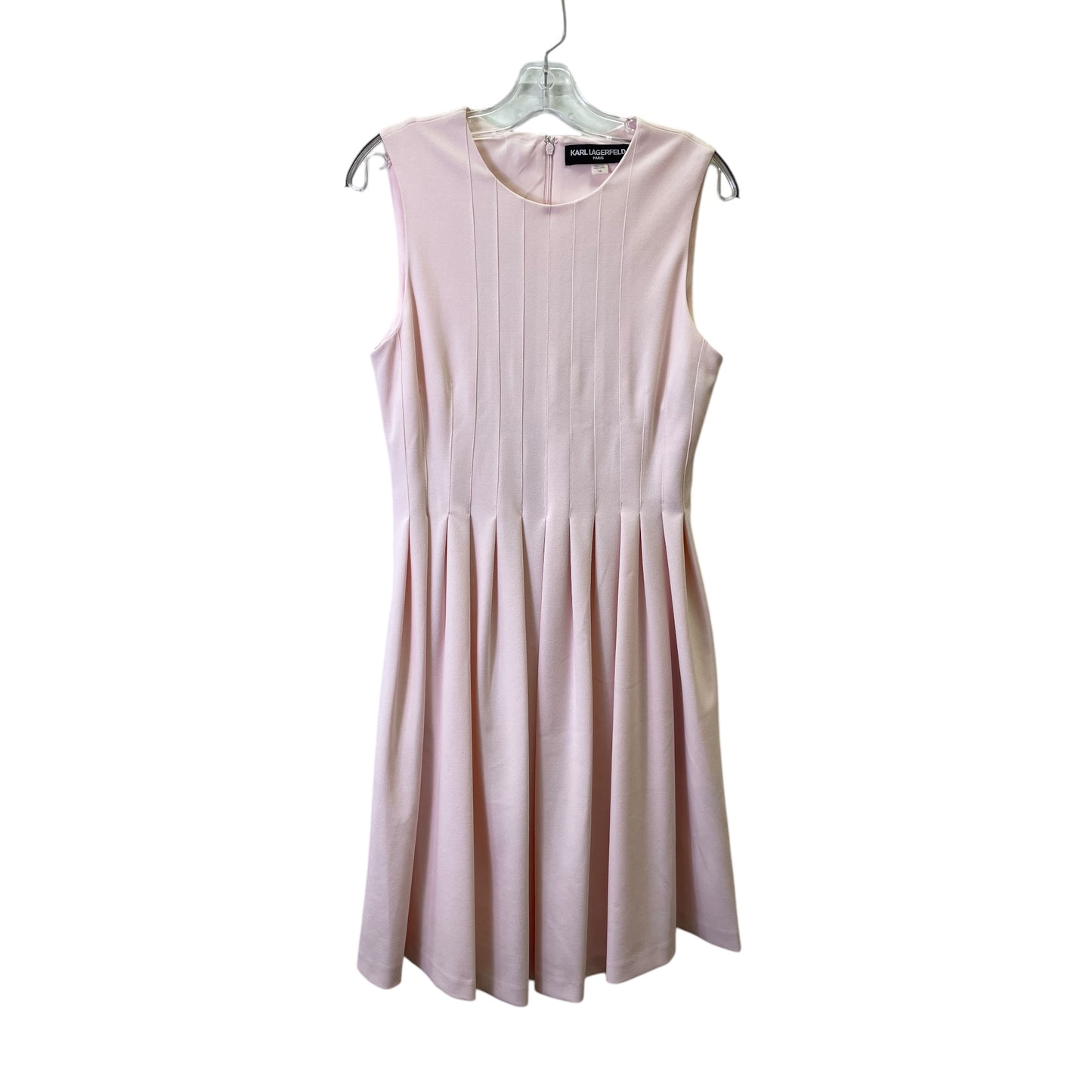 Dress Designer By Karl Lagerfeld In Pink, Size:M