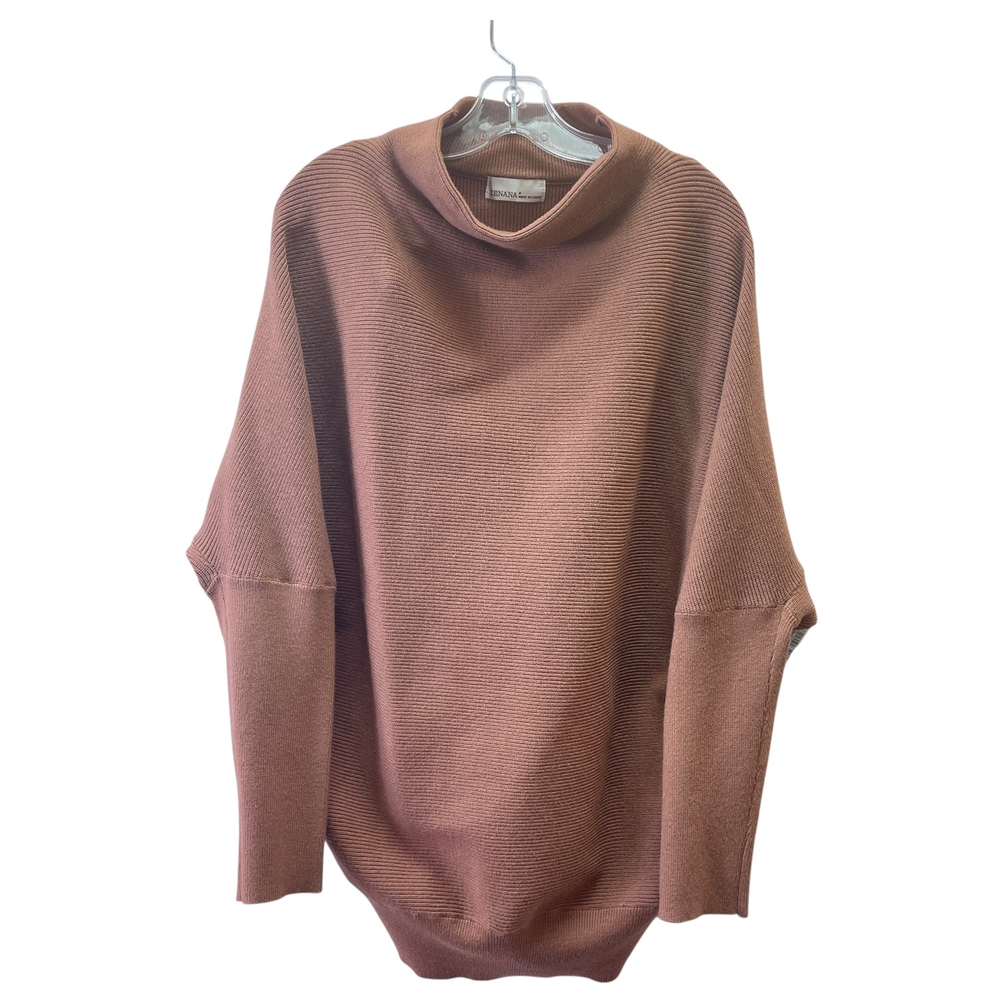 Sweater By Zenana In Brown, Size:M