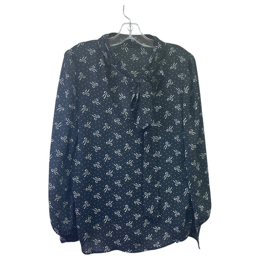 Top Ls By Loft In Black & White, Size:M