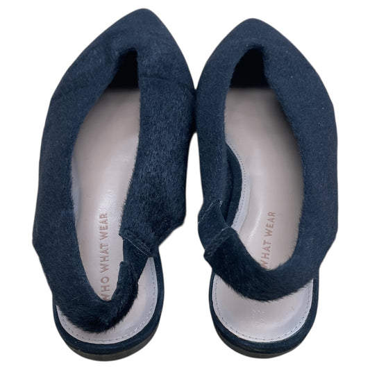 Shoes Flats By Who What Wear In Black, Size:11