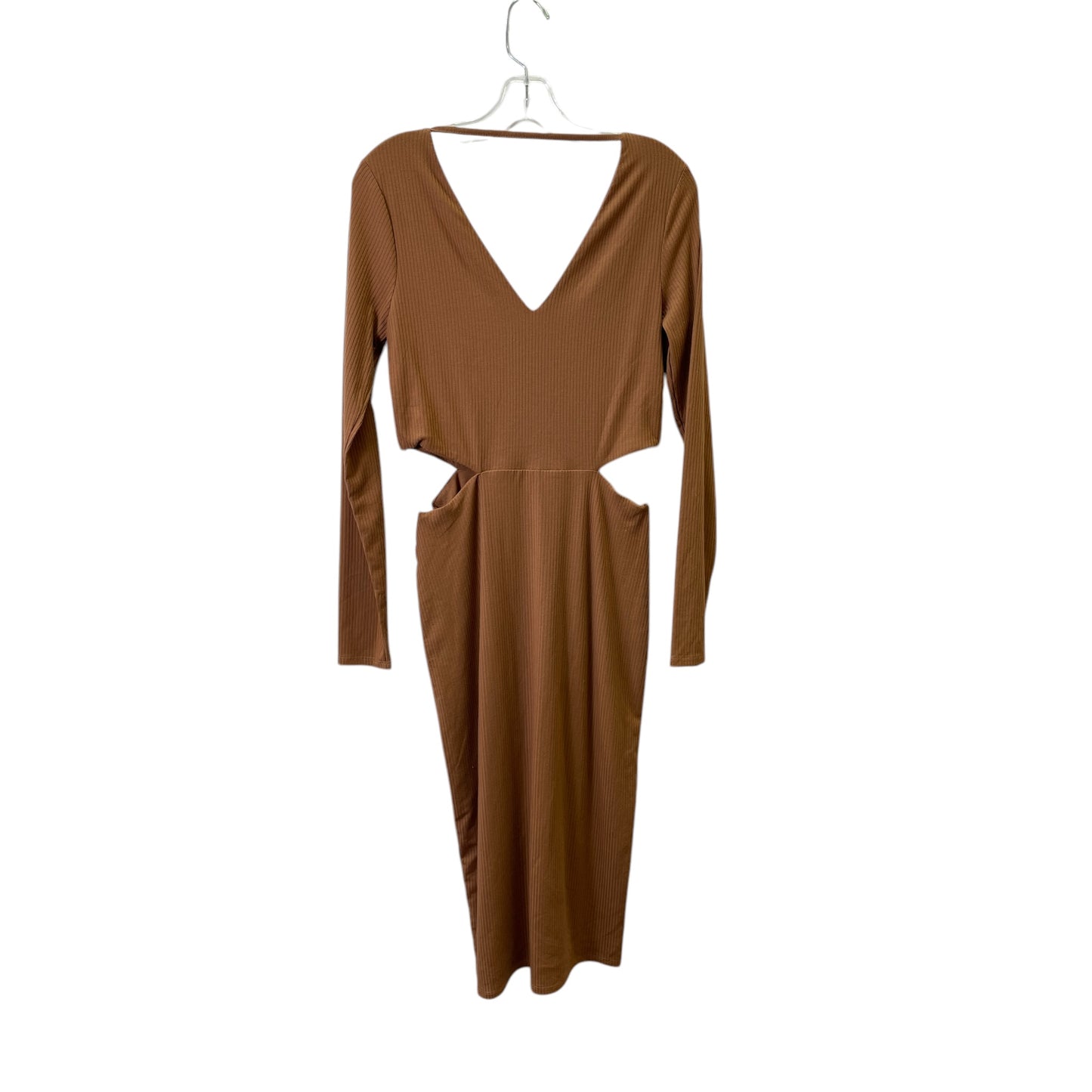 Dress Casual Midi By AFRM In Tan, Size:M