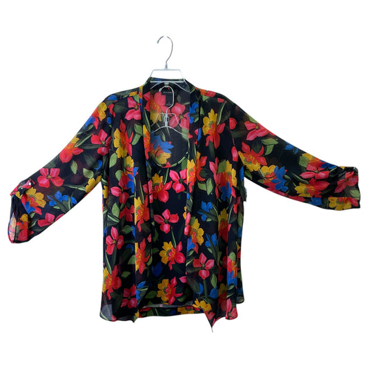 Top 2Pc Ls By Investments In Black & Red, Size:L