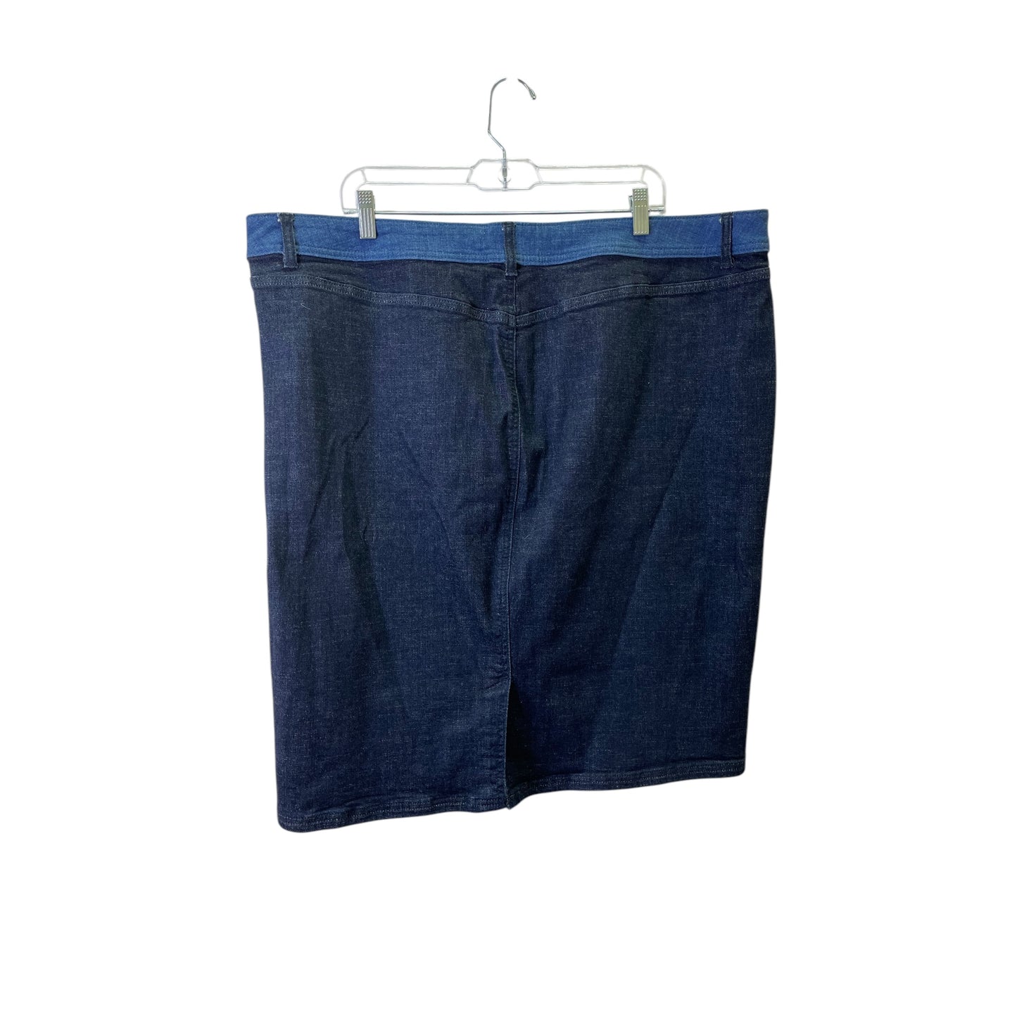 Skirt Mini & Short By Lane Bryant In Blue Denim, Size:22