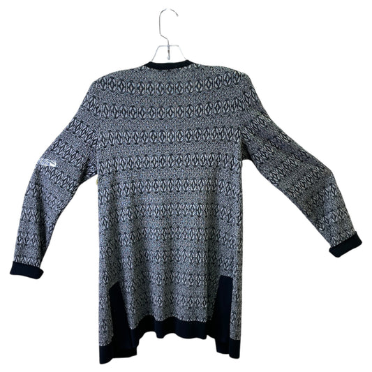 Cardigan By Misook In Black & White, Size:Xs