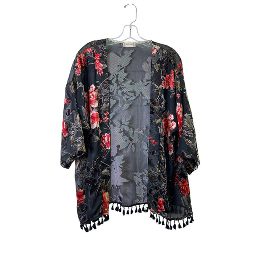 Kimono By Altard State In Black & Red, Size:S