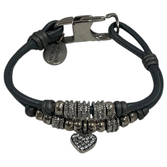 BRACELET BEADED by LIZZY JAMES In GREY