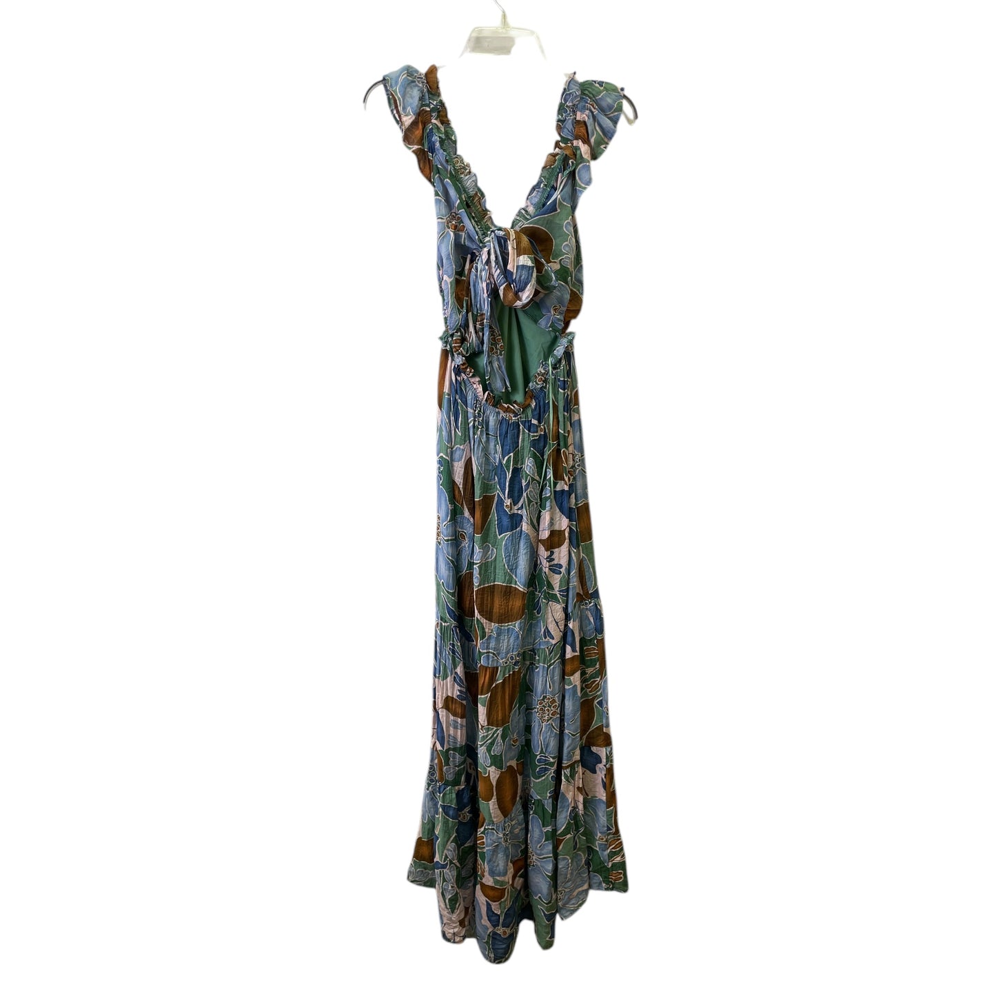 Dress Casual Maxi By Baltic Born In Brown & Green, Size:M