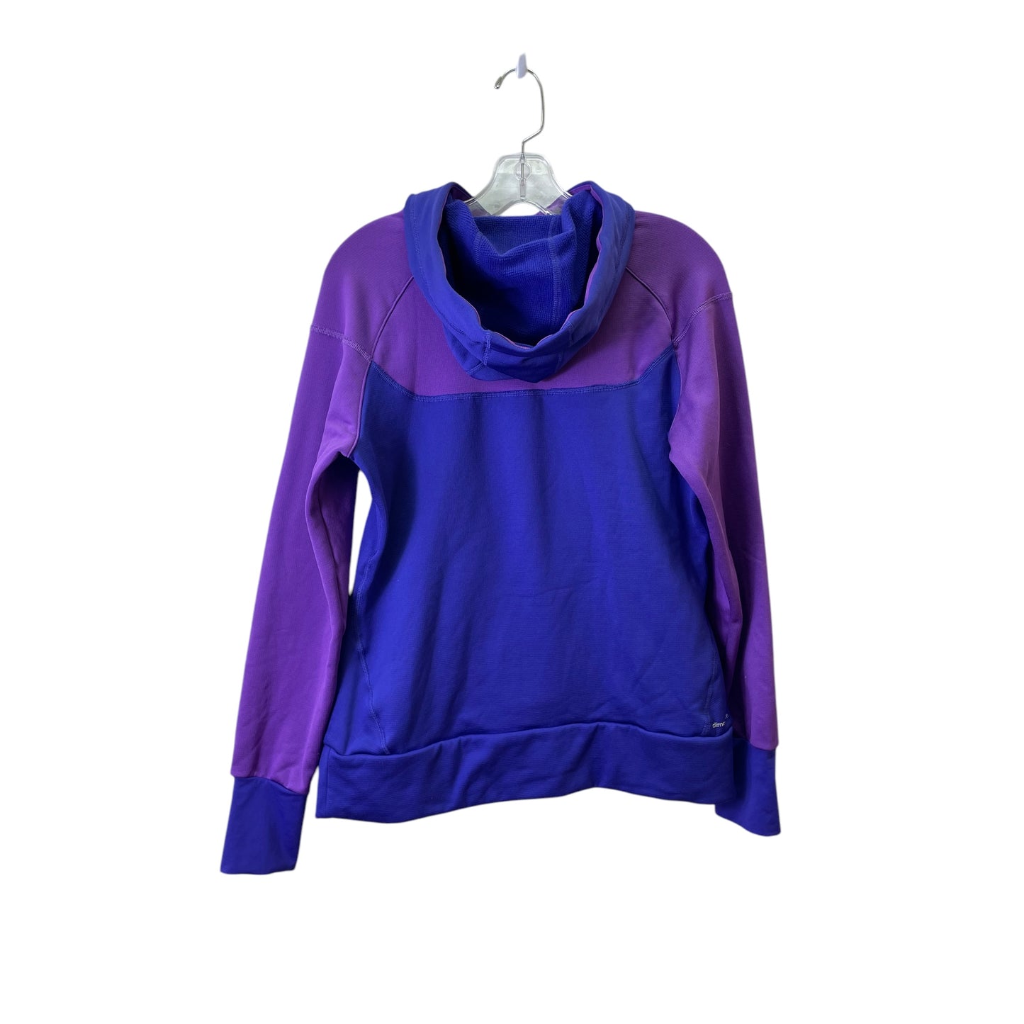 ATHLETIC SWEATSHIRT HOODIE by ADIDAS In PURPLE, Size: M