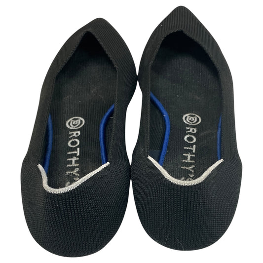 Shoes Flats By Rothys In Black, Size:9.5