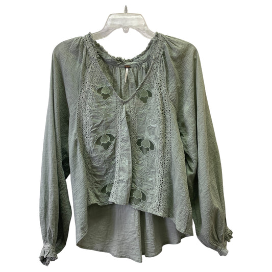 Top Ls By Free People In Green, Size:Xs