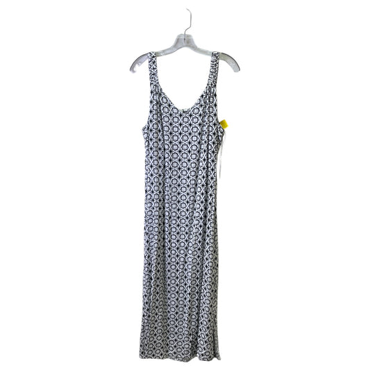 Dress Casual Maxi By Halogen In Black & White, Size:L