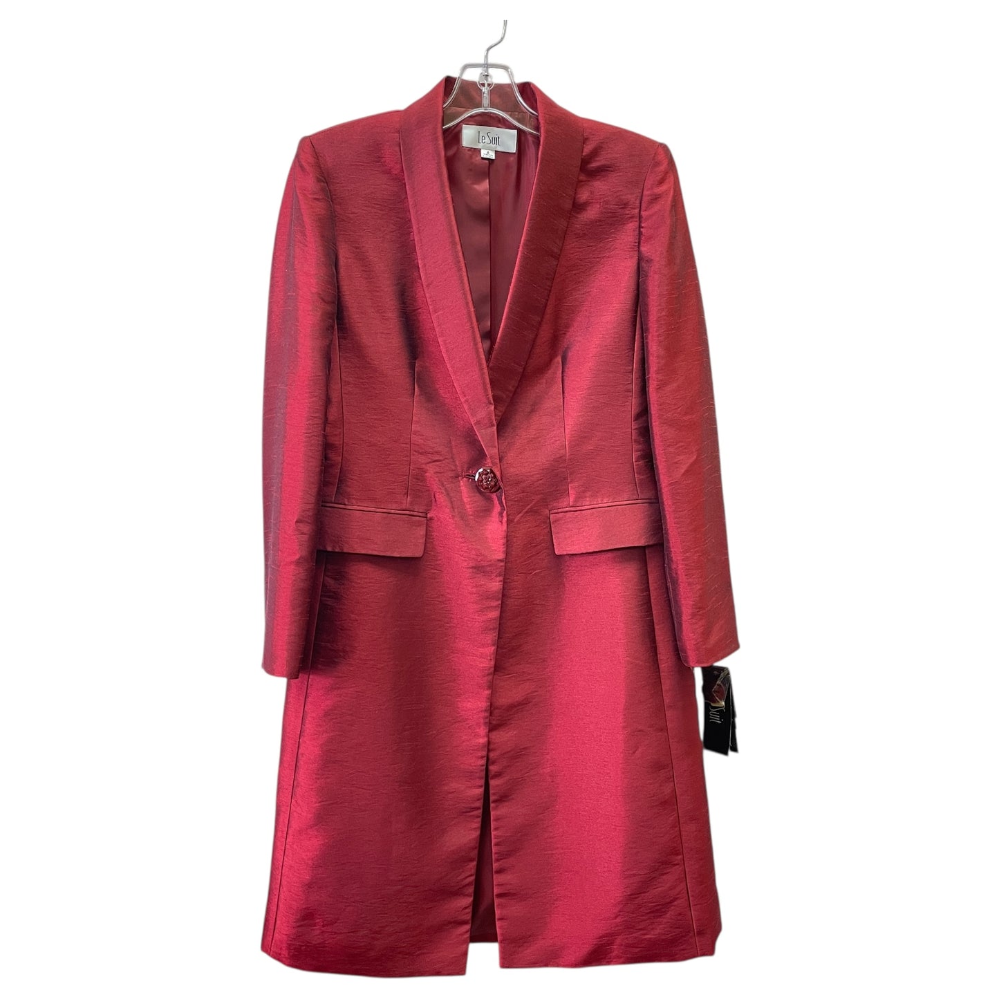 Dress Set 2Pc By Le Suit In Red, Size:6