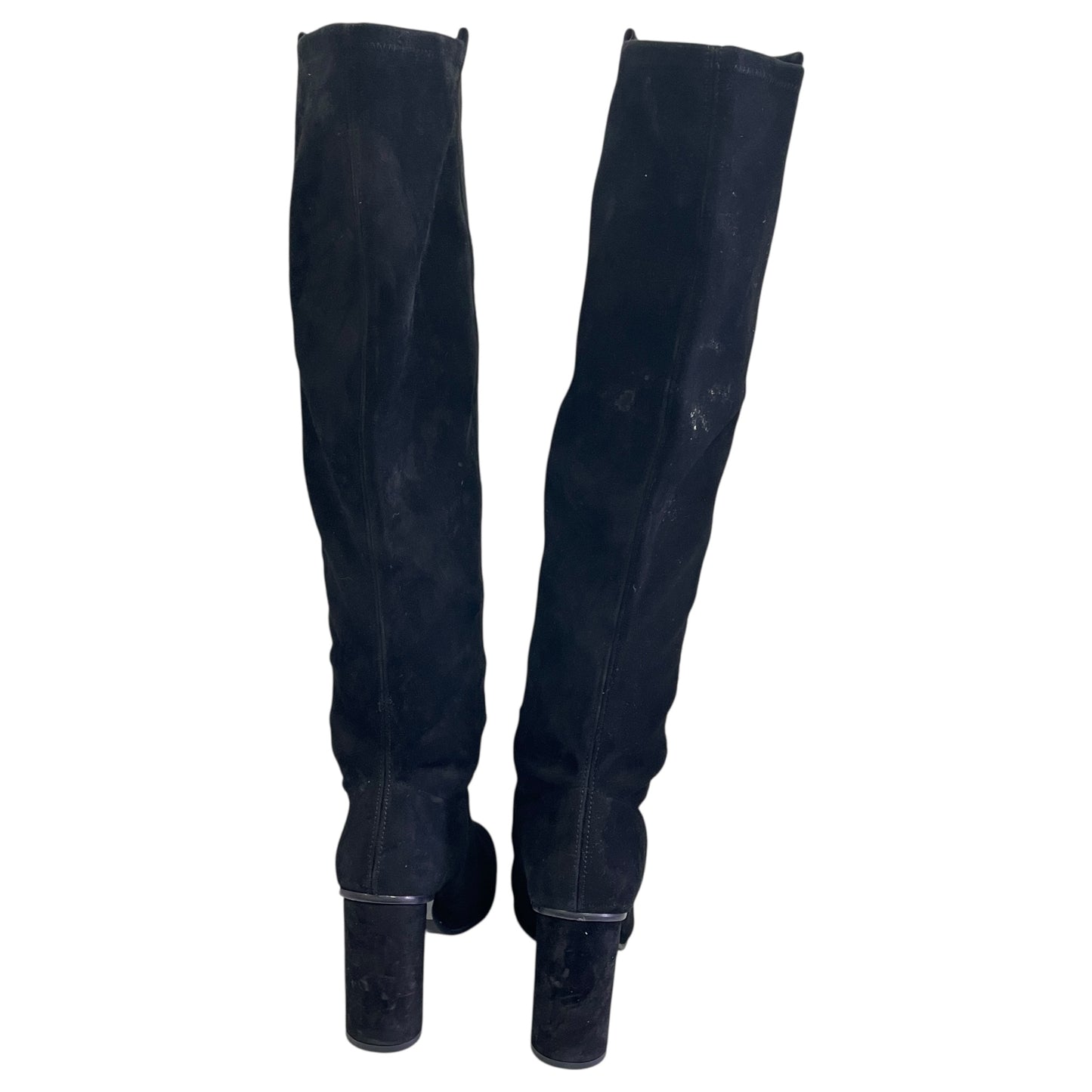 Boots Designer By Stuart Weitzman In Black, Size:7.5