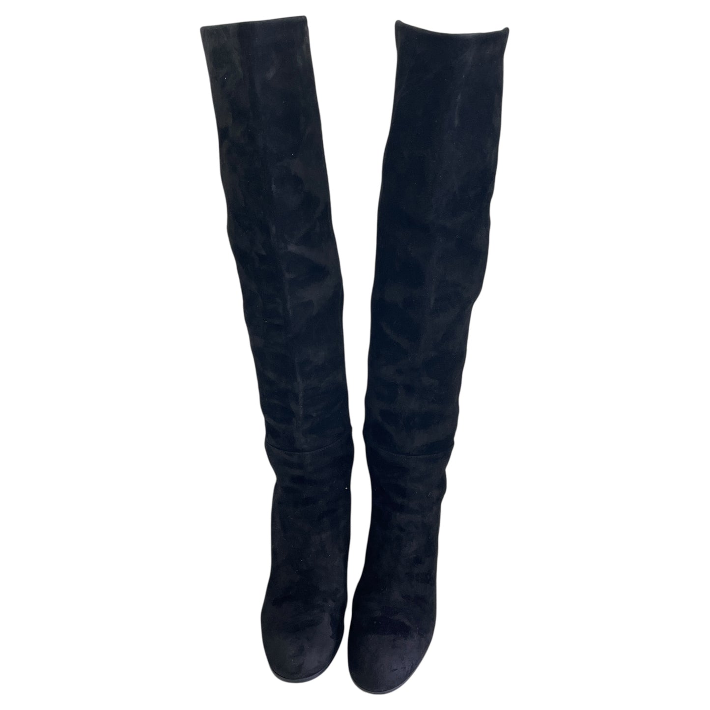 Boots Designer By Stuart Weitzman In Black, Size:7.5