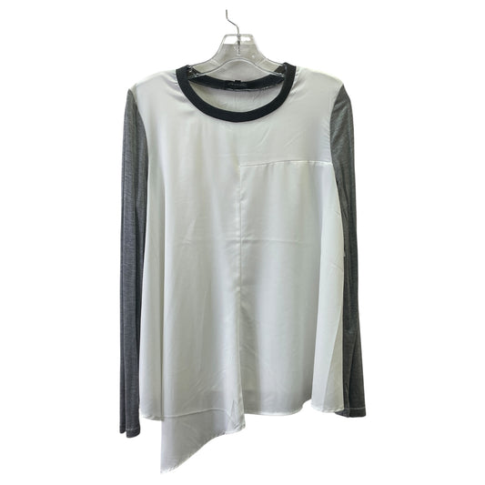 Top Ls By Spense In Grey & White, Size:L