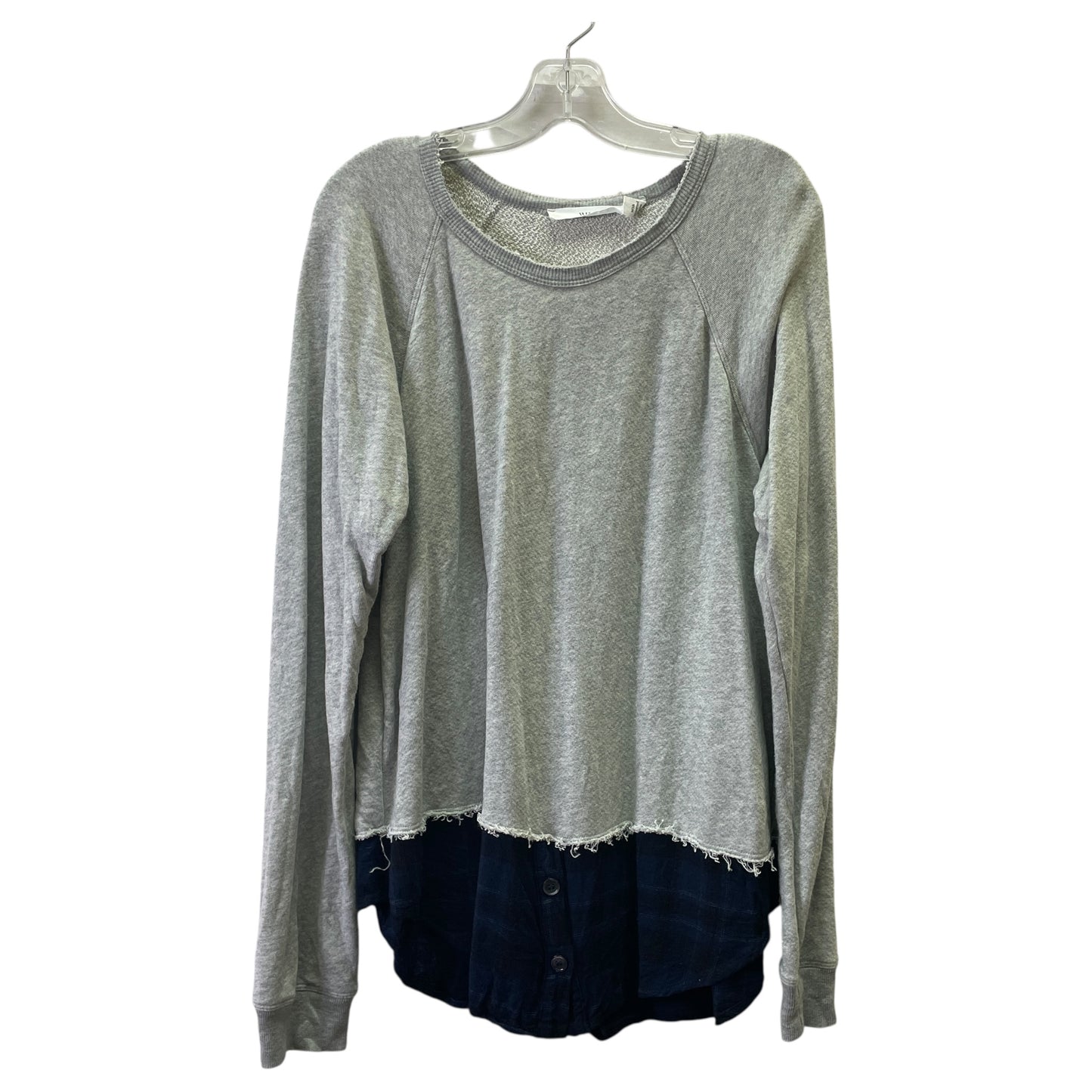 Top Ls By Wilt In Grey, Size:L