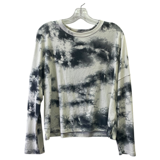 Top Ls Basic By Everly In Cream & Grey, Size:L